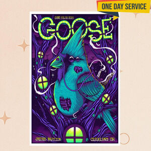 Goose June 19-20 2025 Jacobs Pavilion Cleveland Oh Poster
